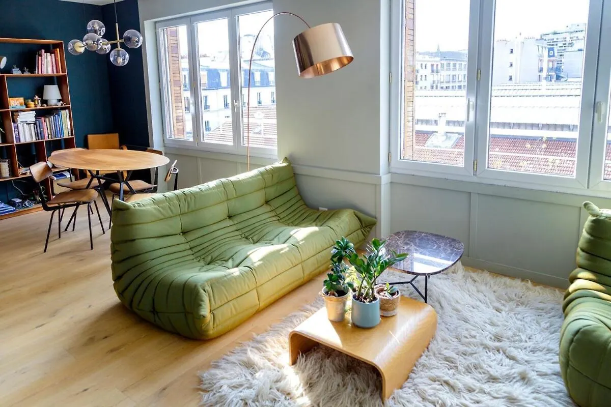 Apartament Loft Spirit, 15 Minutes Walk From Eiffel Tower Paryż